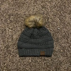 Gray C.C beanie